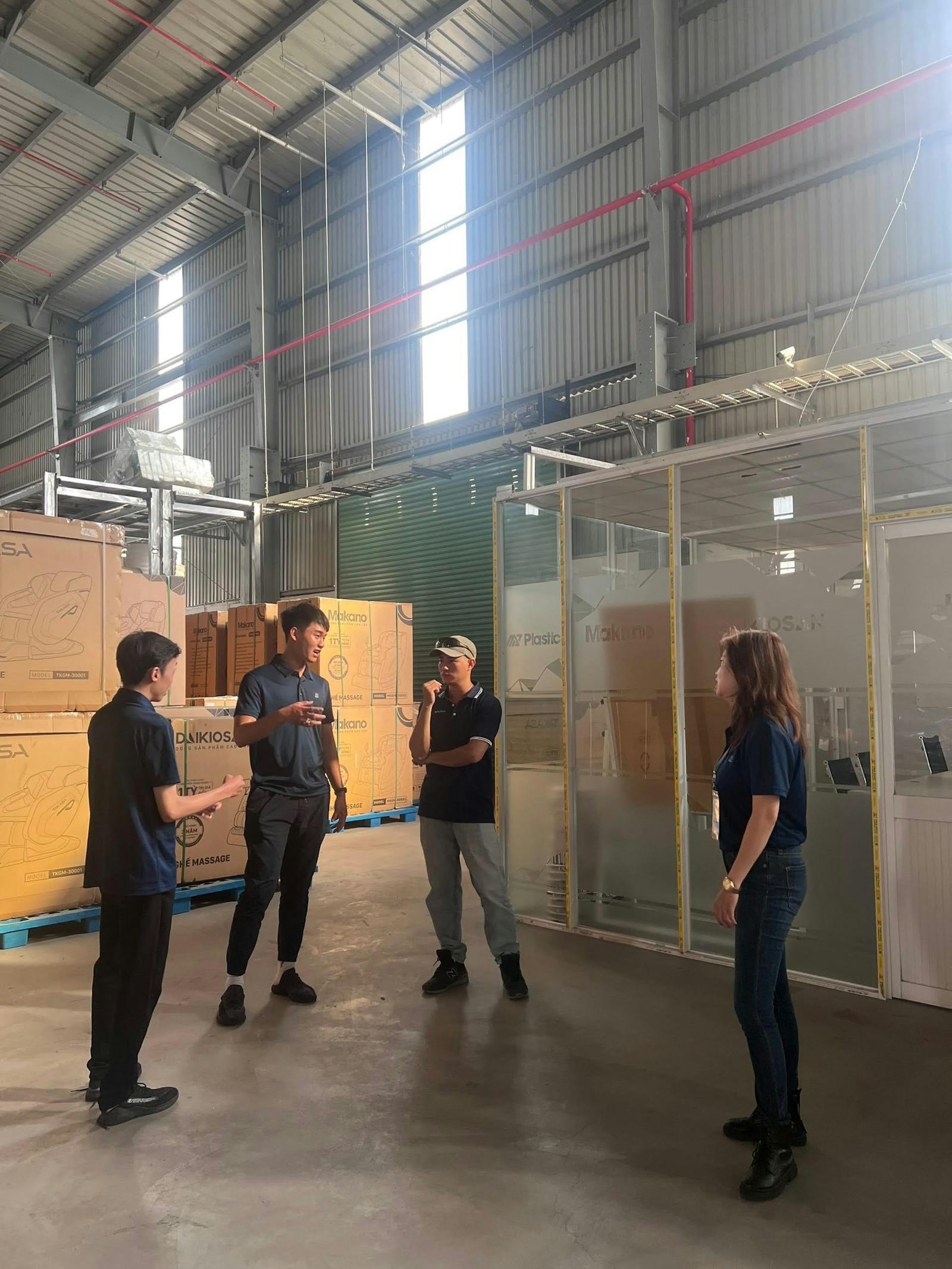 IGFirstERP academy learners in warehouse operations environment